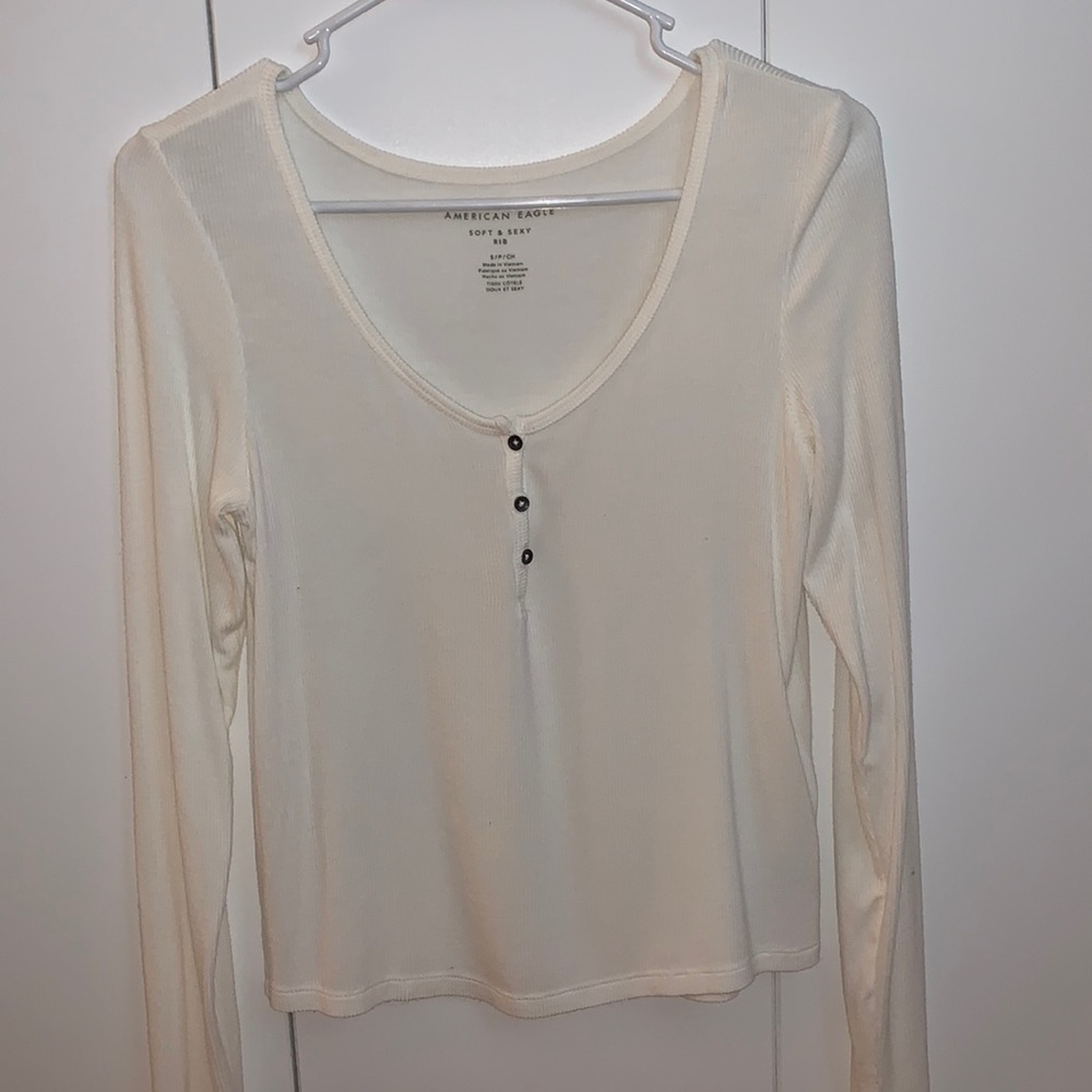 AEO Soft & Sexy Ribbed Crop
